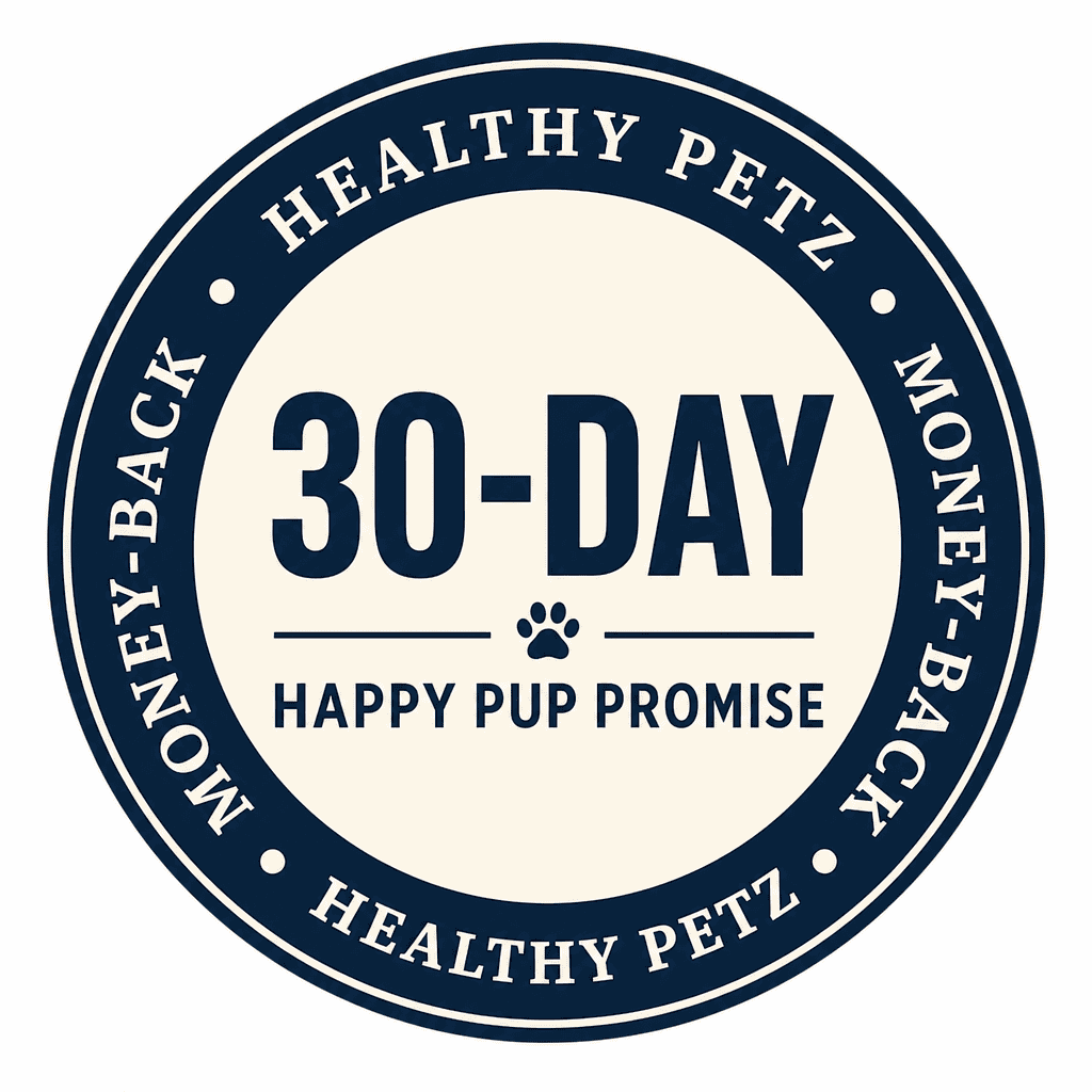 30-Day Happy Pup Promise seal